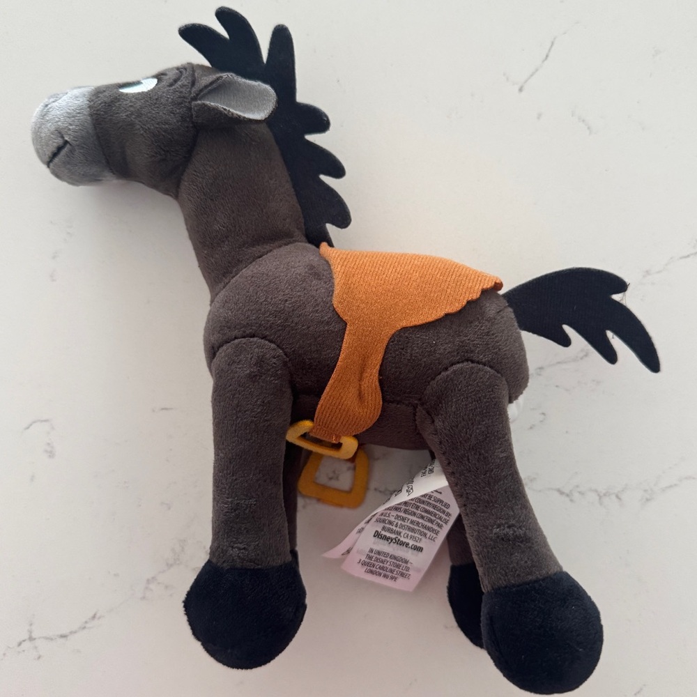 Disney Parks Plush Toy Bullseye Dark Brown Race Horse Pixar Toy Story 8.5 Inch
